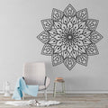 Sacred Geometry Mandala Wall Decal: Bohemian Home Decor