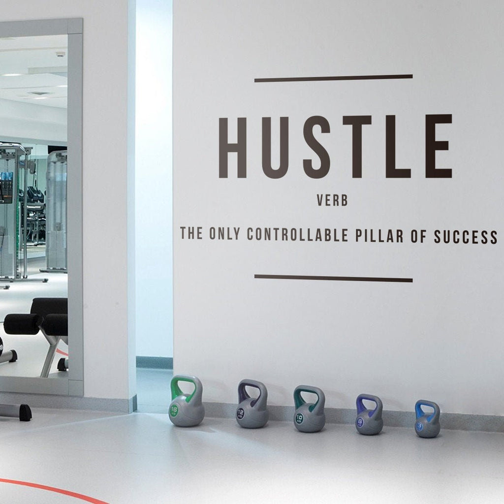 Hustle Definition Vinyl Wall Decal: Inspiring Office Decor