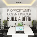 Office Wall Decal: Motivational Quote Art, Business Decor