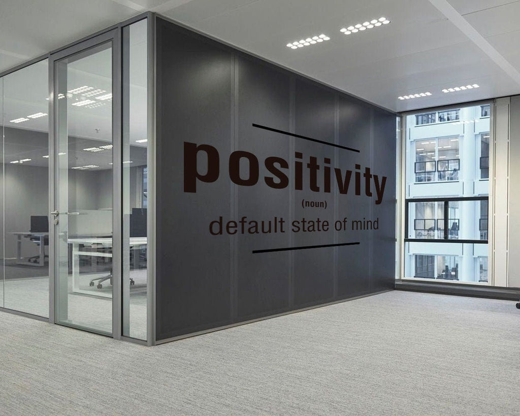 Positivity Wall Decal: Office & Gym Decor