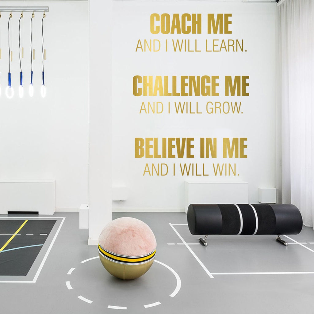 I Will Win Gym Wall Decal: Motivational Fitness Decor