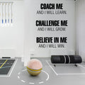 I Will Win Gym Wall Decal: Motivational Fitness Decor