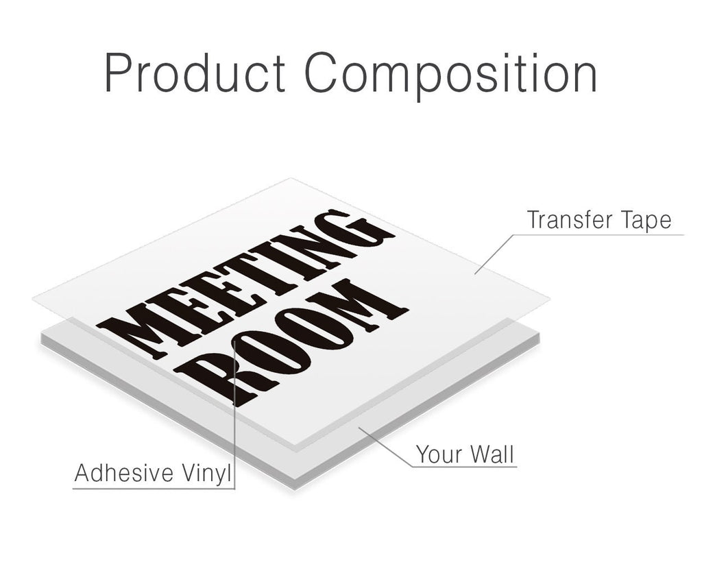 Meeting Room Wall Decal: Modern Office Decor