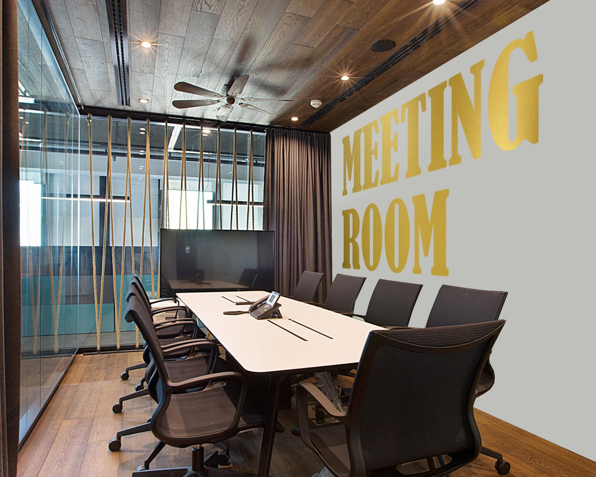 Meeting Room Wall Decal: Modern Office Decor