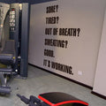 Gym Wall Decal: Fitness Motivation, Exercise Decor