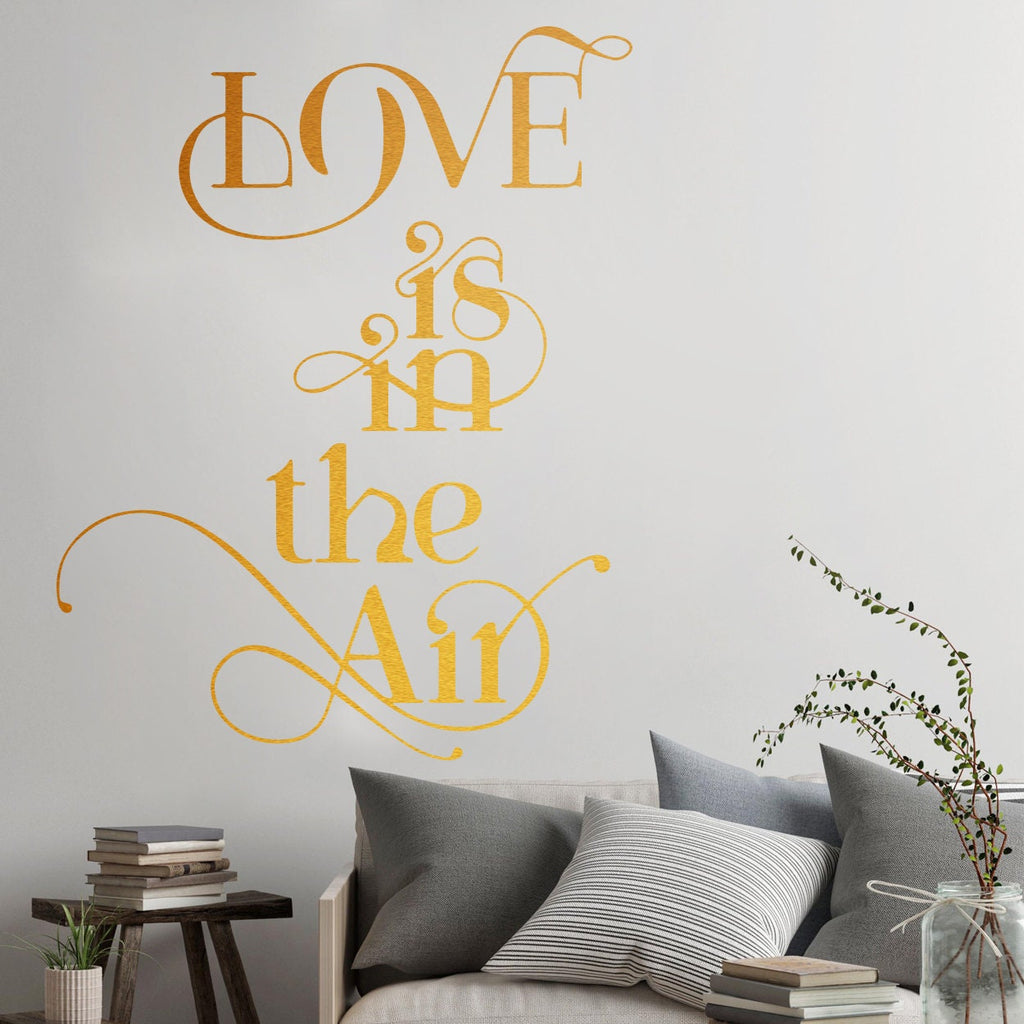 Love Is In The Air Wall Decal: Home Decor Art
