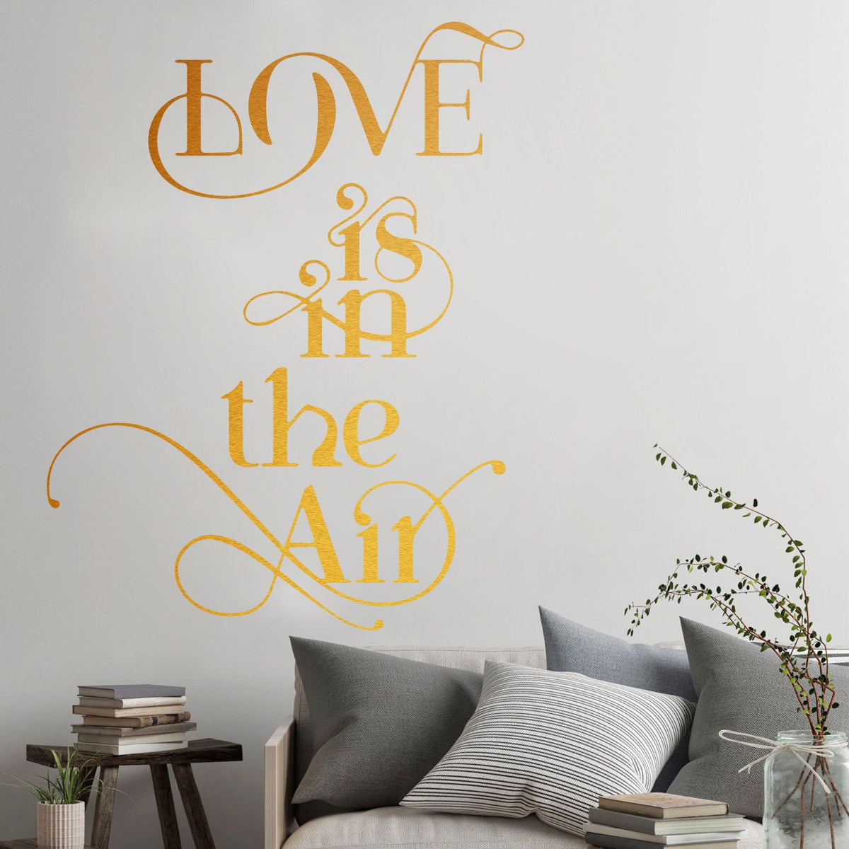 Love Is In The Air Wall Decal: Home Decor Art