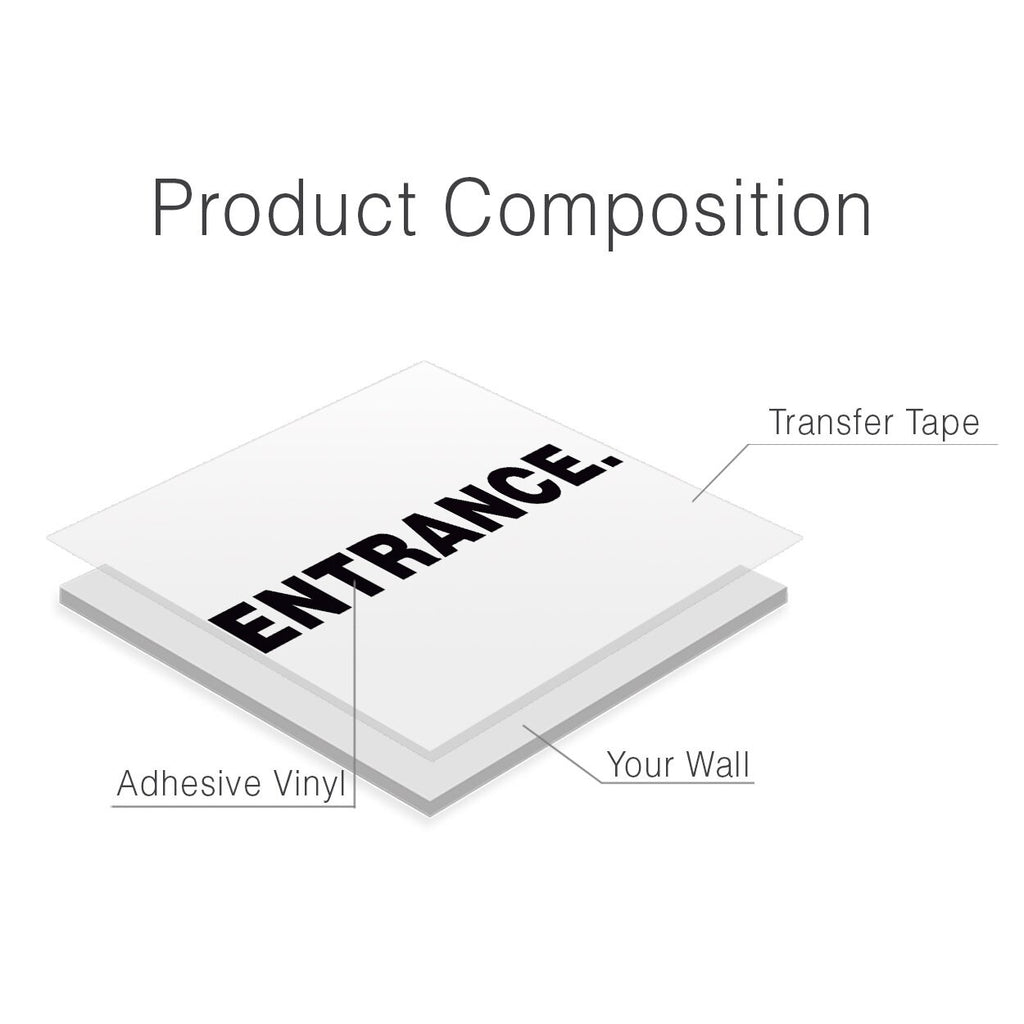 Entrance Wall Decal: Inspiring Office Decor