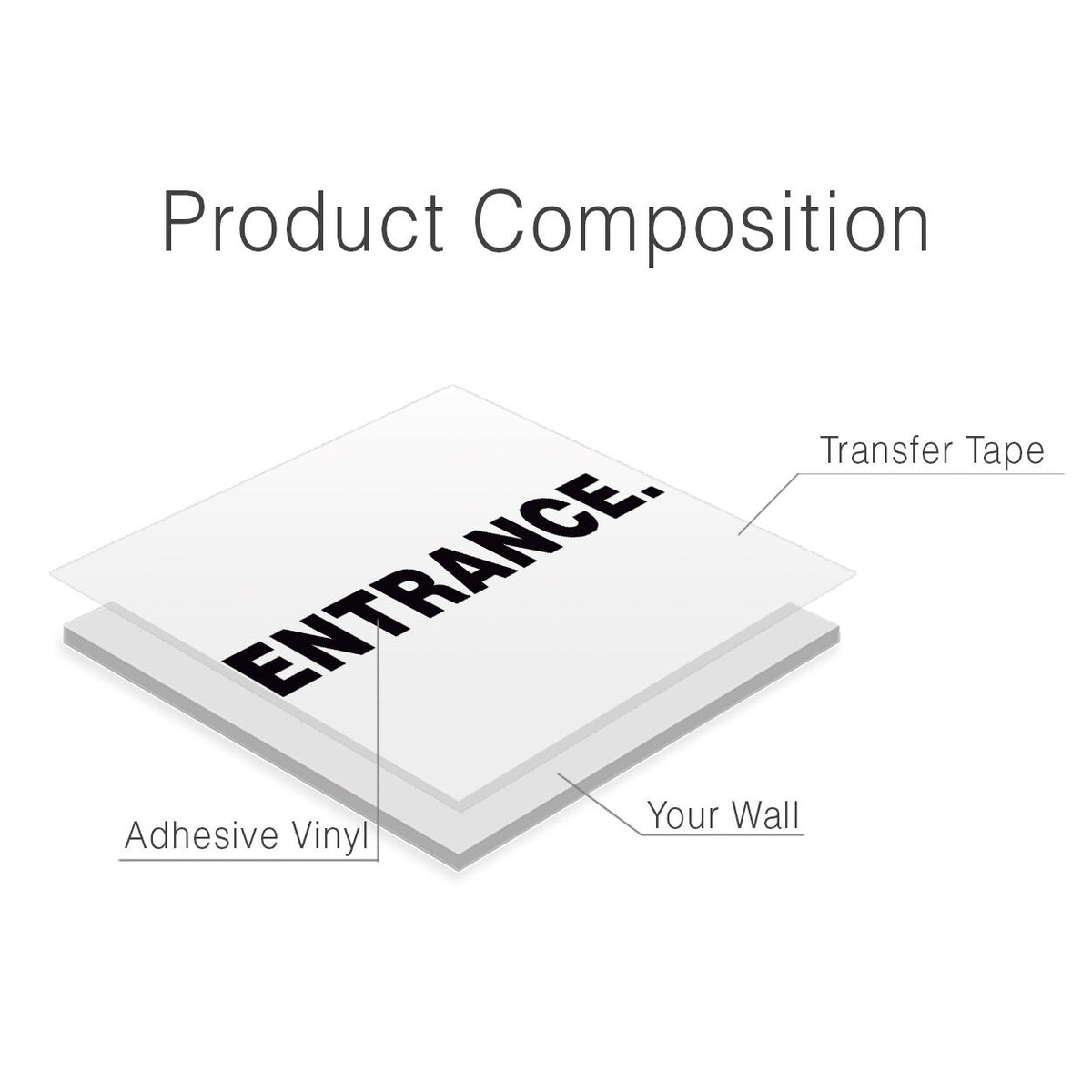 Entrance Wall Decal: Inspiring Office Decor