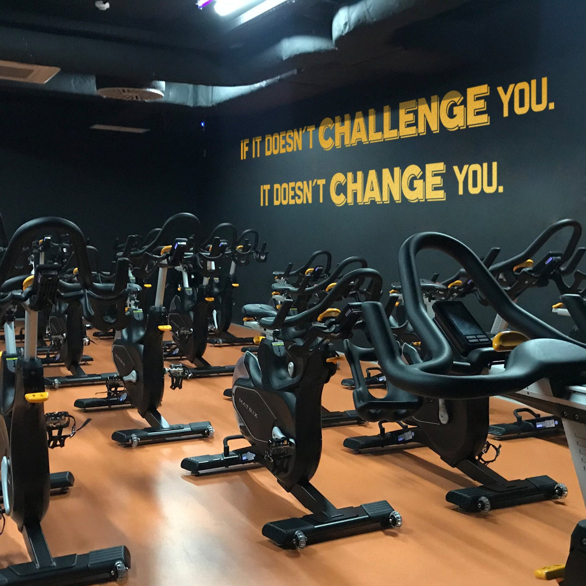 Fitness Quote Wall Decal, Gym Design Ideas, Workout Training