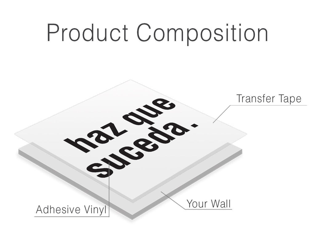 Haz Que Suceda Wall Decal: Spanish Office Decor