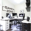 Dutch Gaming Zone Wall Decal, Gamen Zone Gamer Room Decor, Vinyl Sticker