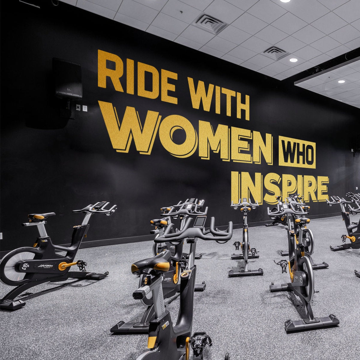Ride With Women Who Inspire Wall Decal - Home Gym Decor
