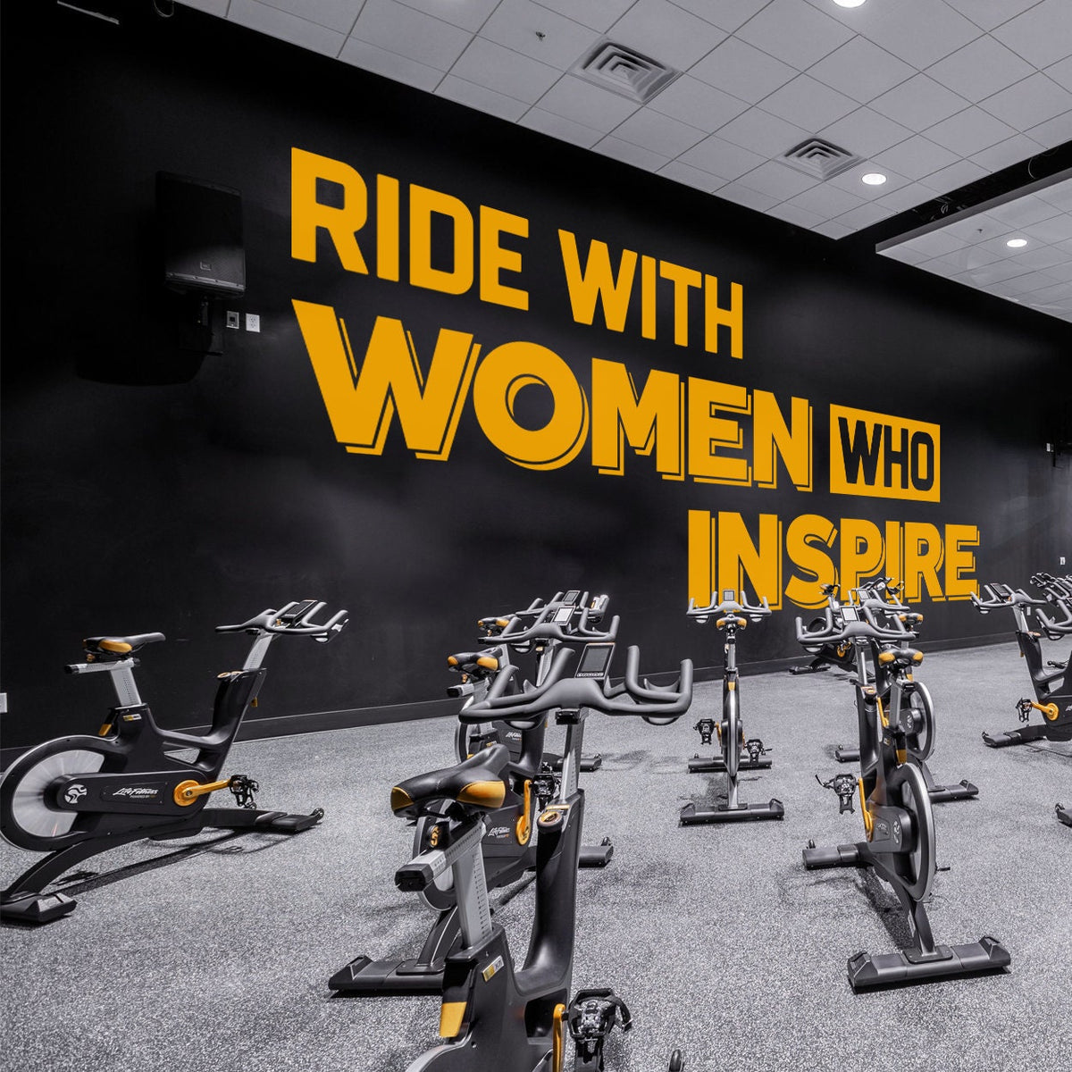 Ride With Women Who Inspire Wall Decal - Home Gym Decor