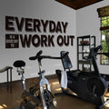 Motivational Gym Wall Decal: Exercise & Workout Stickers