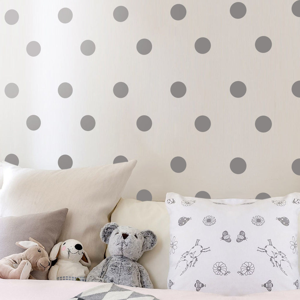 Polka Dot Wall Decals: Nursery Confetti Stickers, 147 Dots