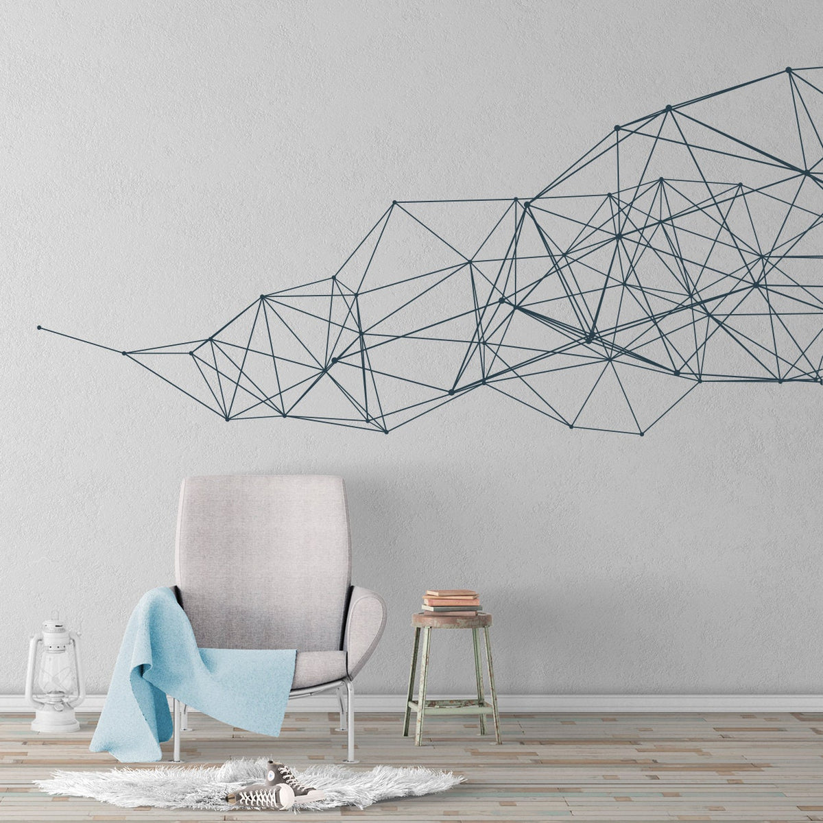 Geometric Wall Decal: Abstract Minimalist Art