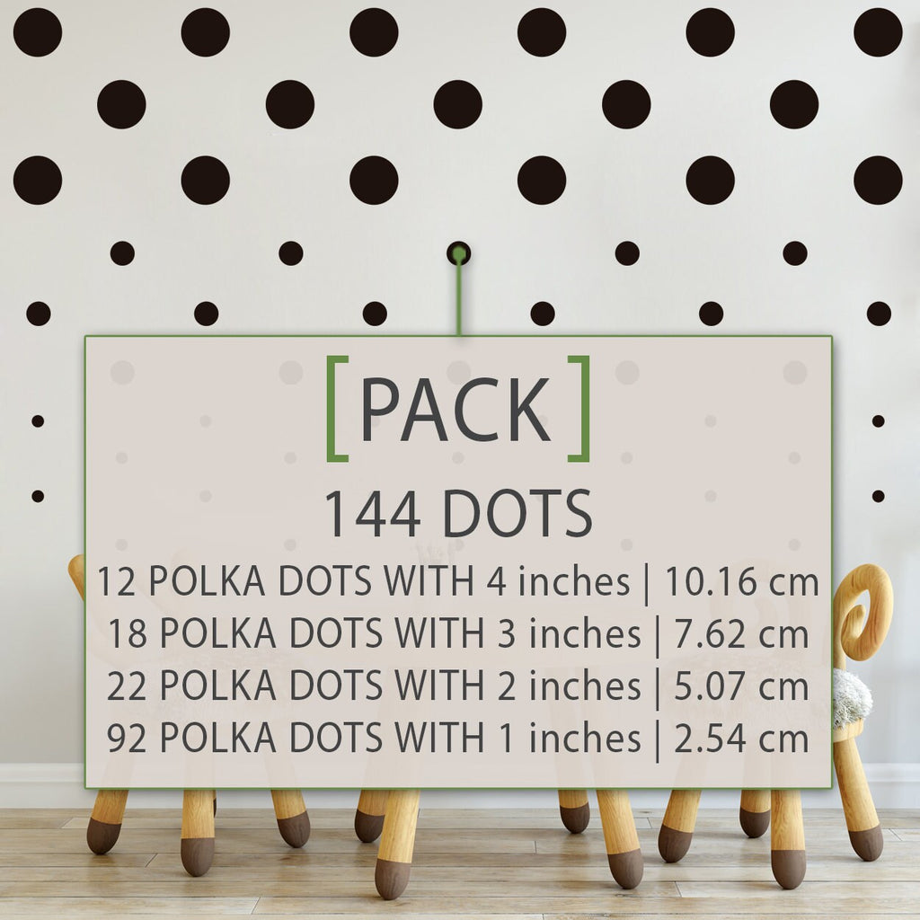 Confetti Polka Dot Wall Decals: Boho Nursery Decor