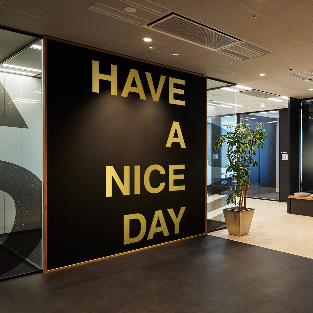 Have a Nice Day Vinyl Wall Decal - Office Decor