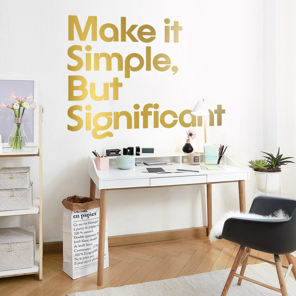 Motivational Quote Wall Decal: Simple, But Significant