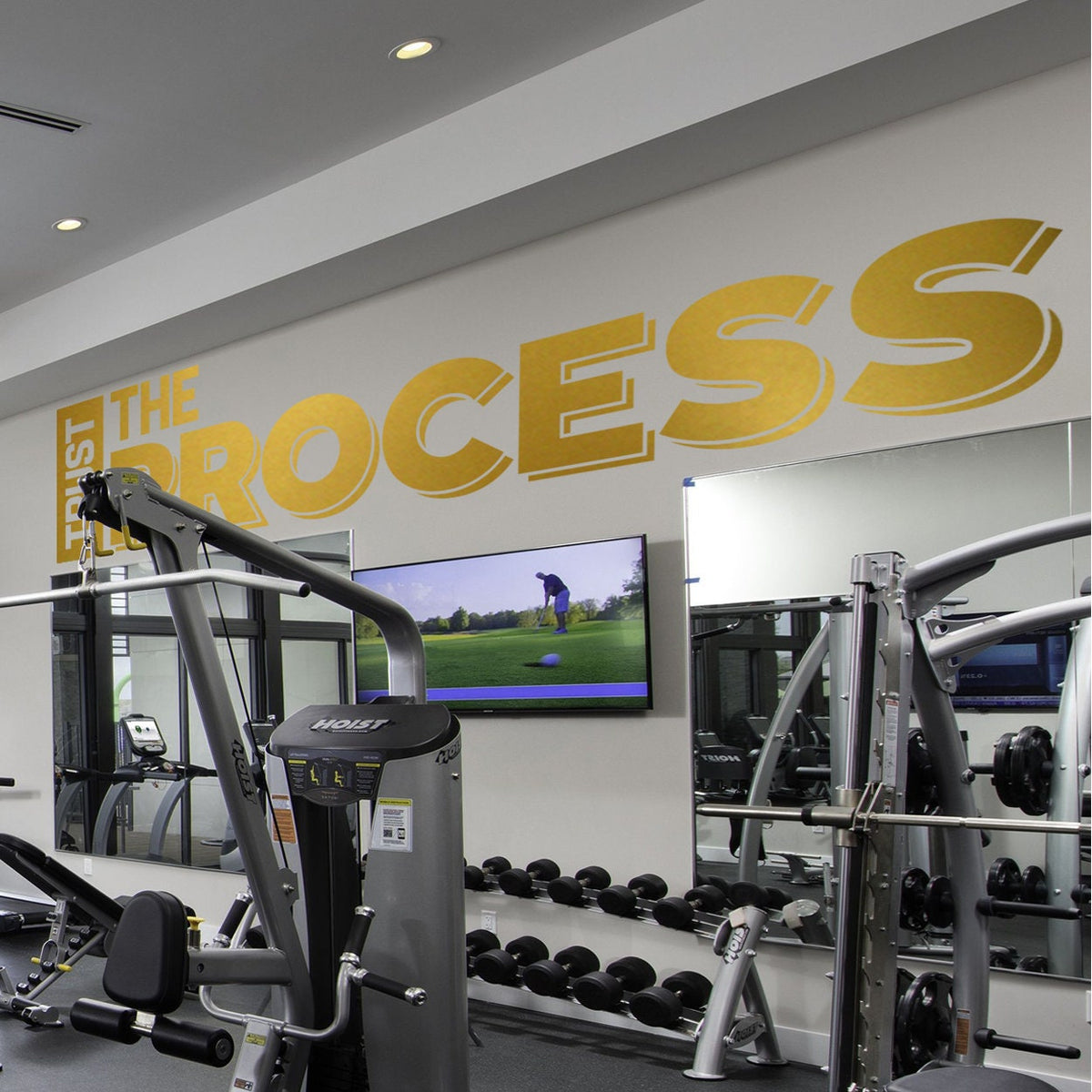 Trust The Process Wall Decal: Gym Motivation, Office Decor