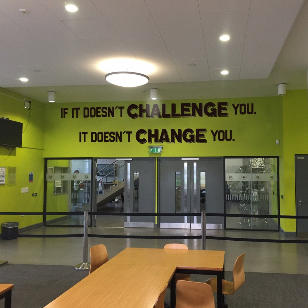 Classroom Quote Wall Decal: Teacher Decor, Office Design