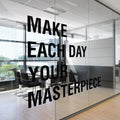 Masterpiece Office Wall Decor Quote