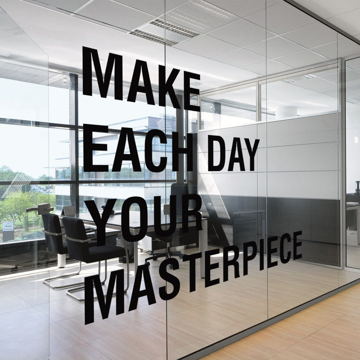 Masterpiece Office Wall Decor Quote