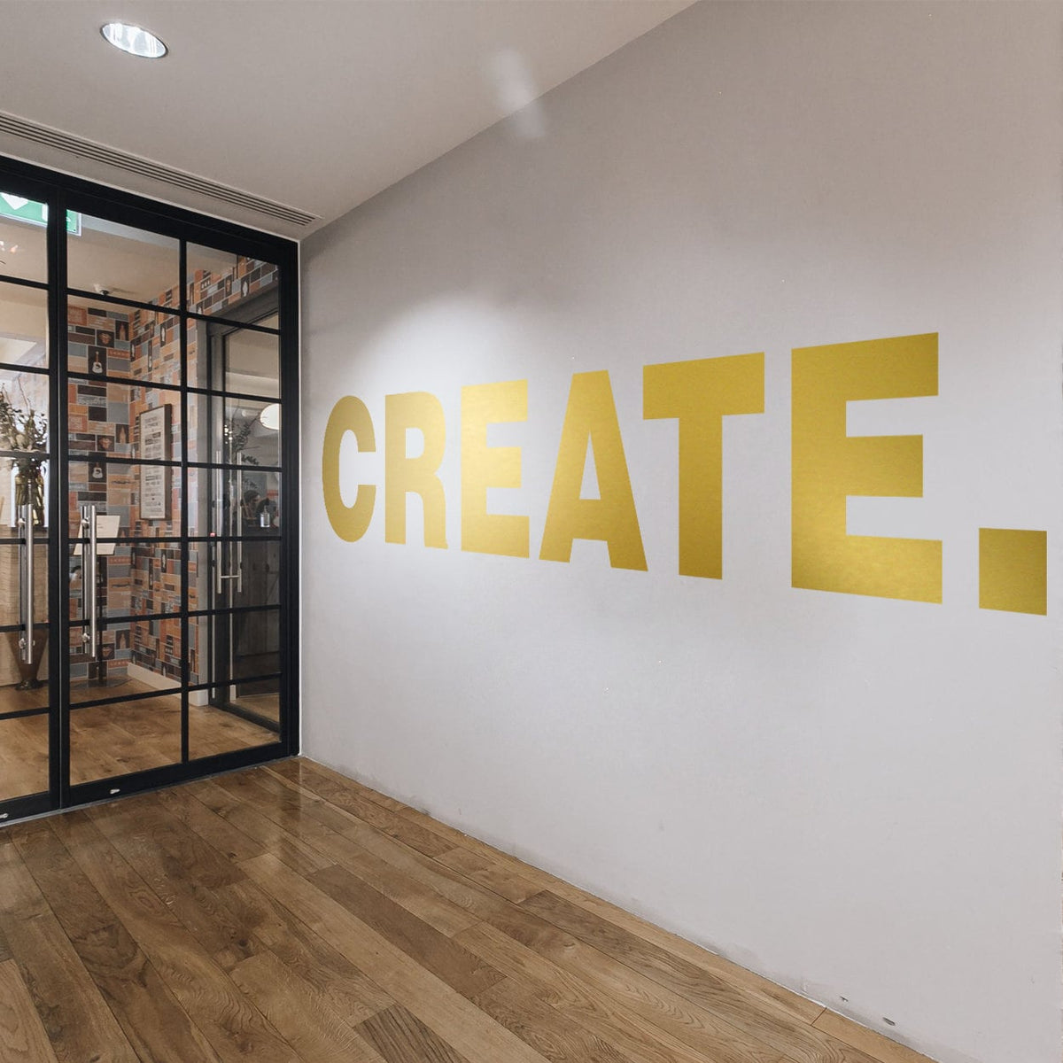 Create Vinyl Wall Decal for Office or Home Motivation and Decor
