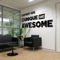 Office Wall Art, Unique, Awesome, Team, Inspiring, Office, Motivational, Office Decor, Office Wall Decal, Office Wall Decor, Office Decals