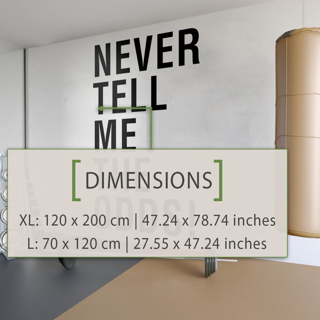 Never Tell Me The Odds Gym Wall Art