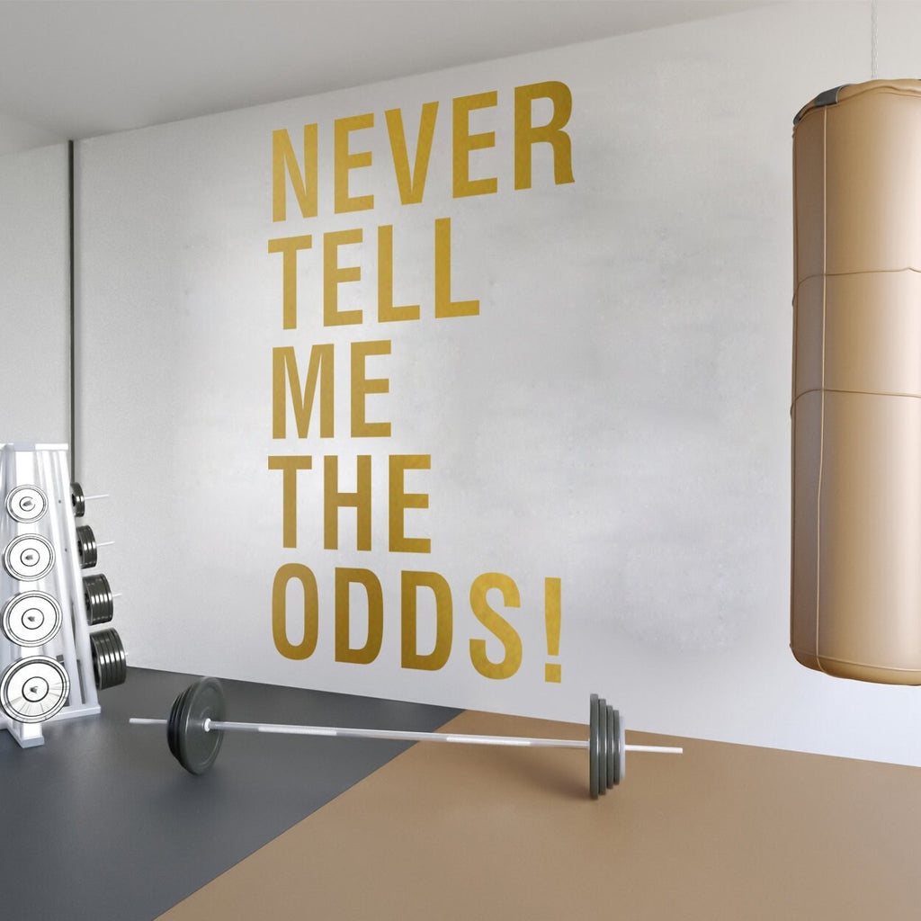 Never Tell Me The Odds Gym Wall Art