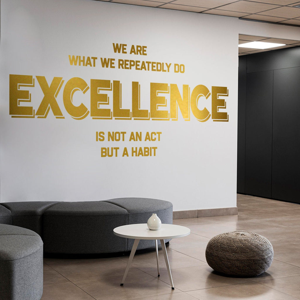 Excellence Office Wall Decal