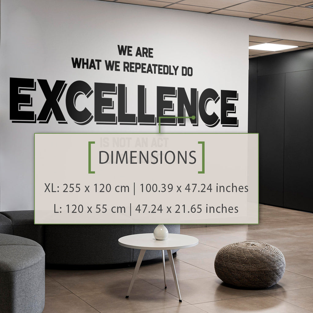 Excellence Office Wall Decal