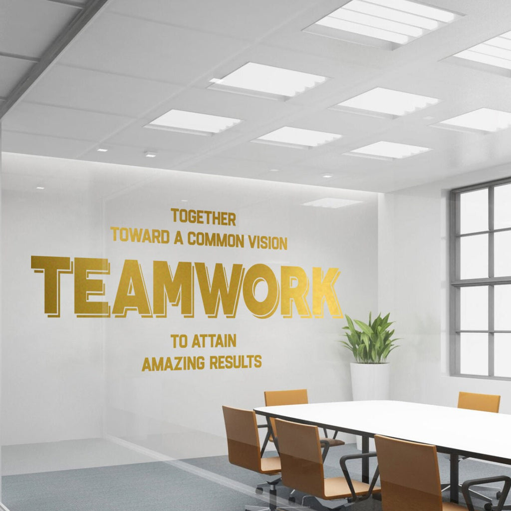 Teamwork Office Wall Decal