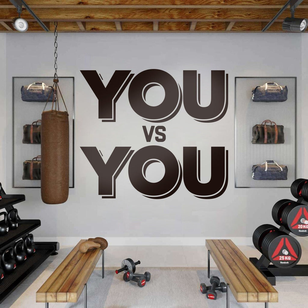 You Vs You Gym Wall Art Decor