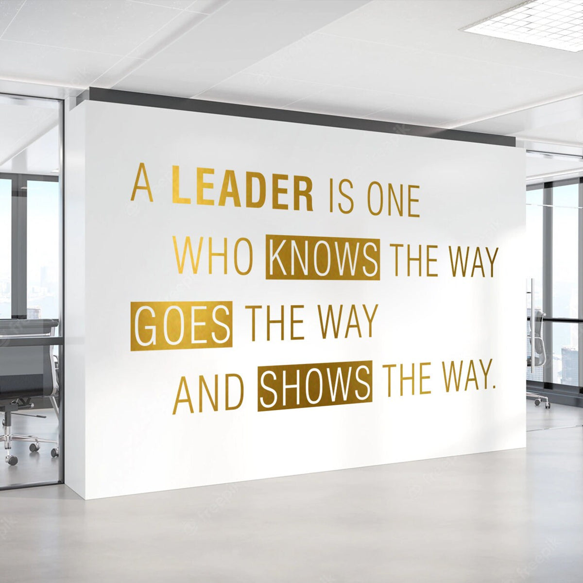 Leader Office Wall Art Wall Sticker Quote