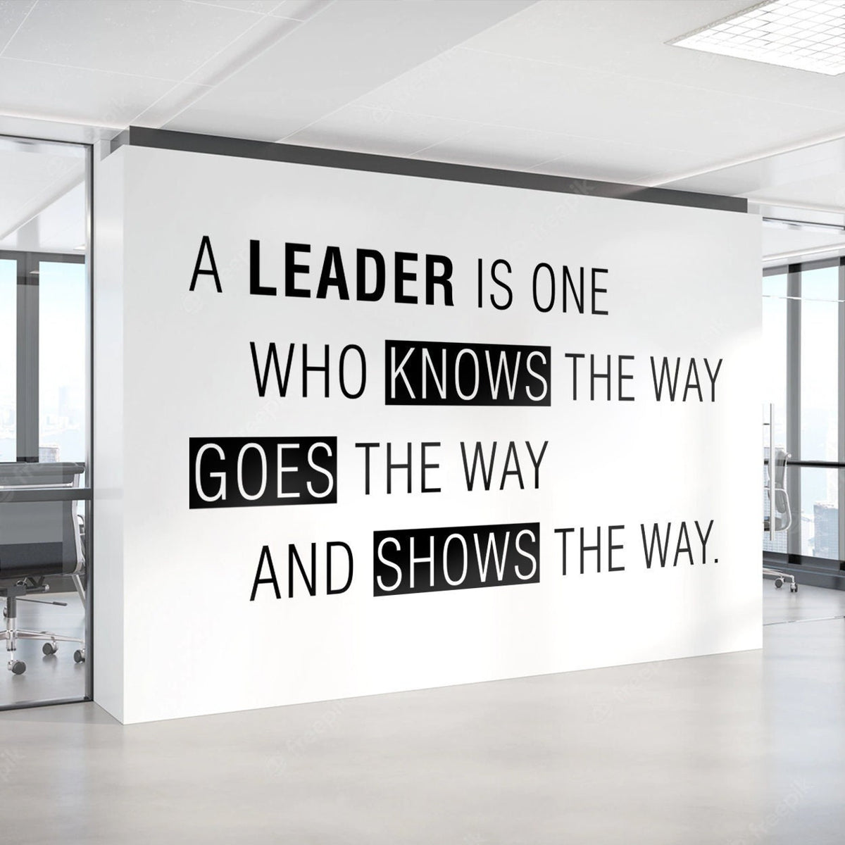 Leader Office Wall Art Wall Sticker Quote
