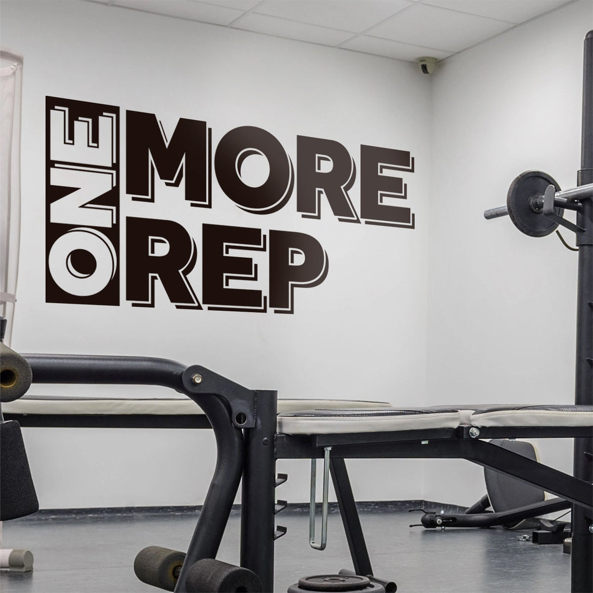 One More Rep Gym Wall Art Wall Decal