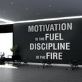 Gym Motivation Wall Decal: Fitness Exercise Stickers