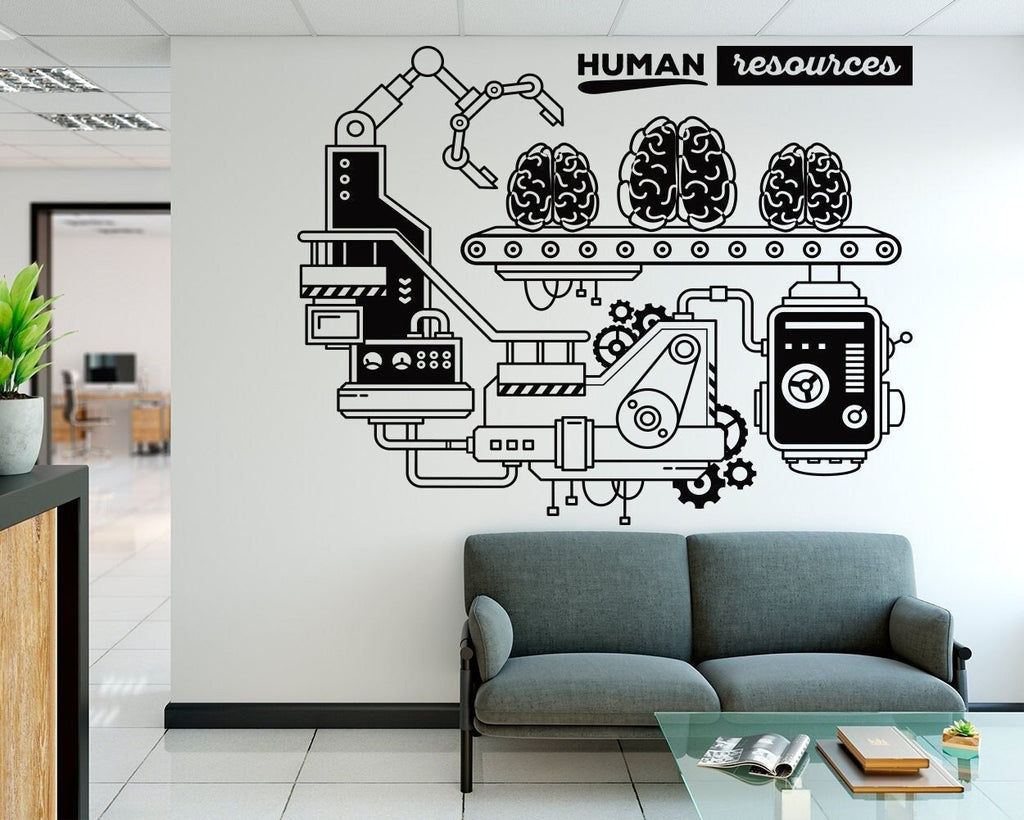 Human Resources Wall Decal: Office Decor, Business Process