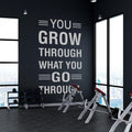 Gym Wall Decal: Motivational Fitness Quote Decor