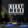 Beast Mode Activated Gym Wall Decor