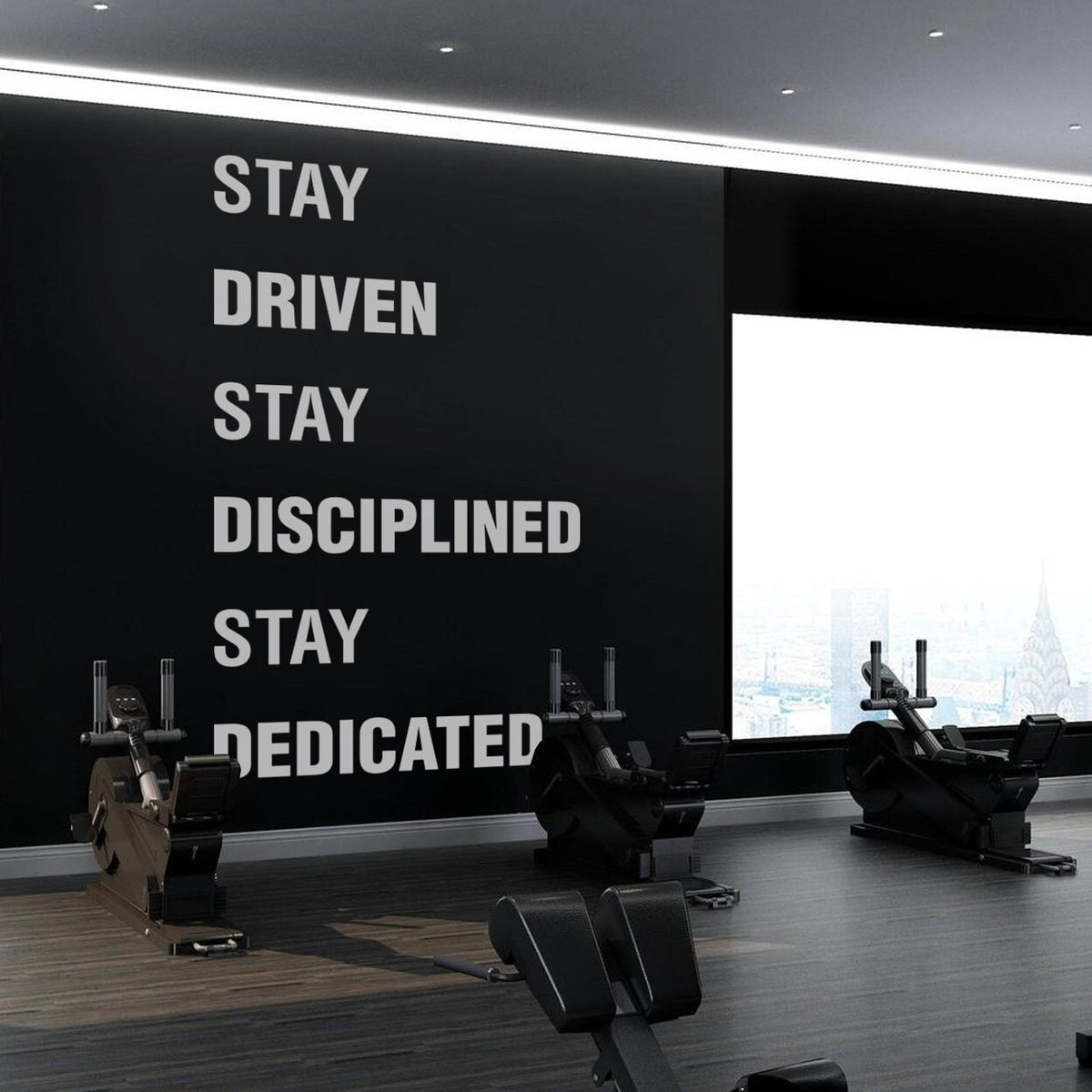Gym Wall Decal, Motivational Office Decor