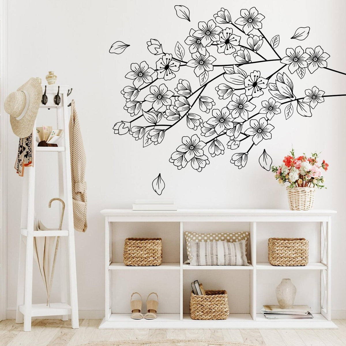 Cherry Blossom Branch Wall Decal