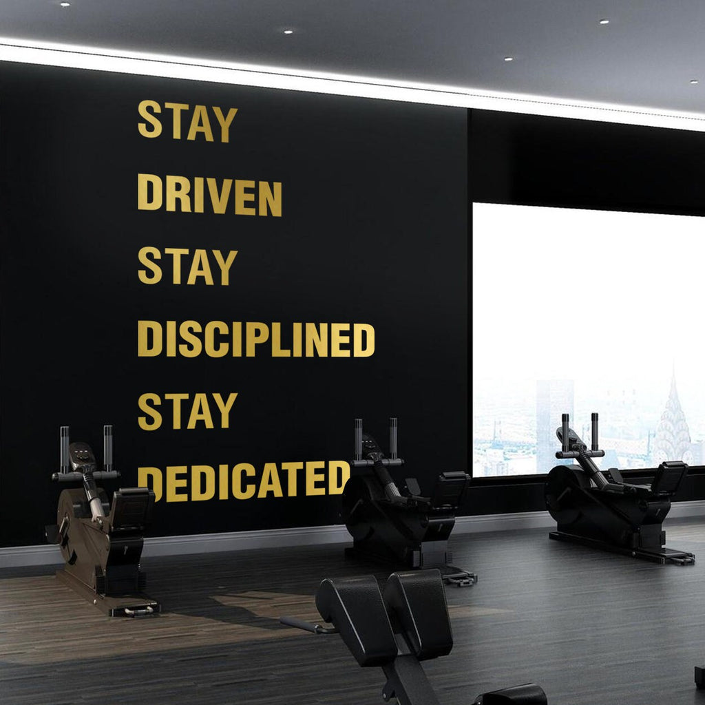 Gym Wall Decal, Motivational Office Decor