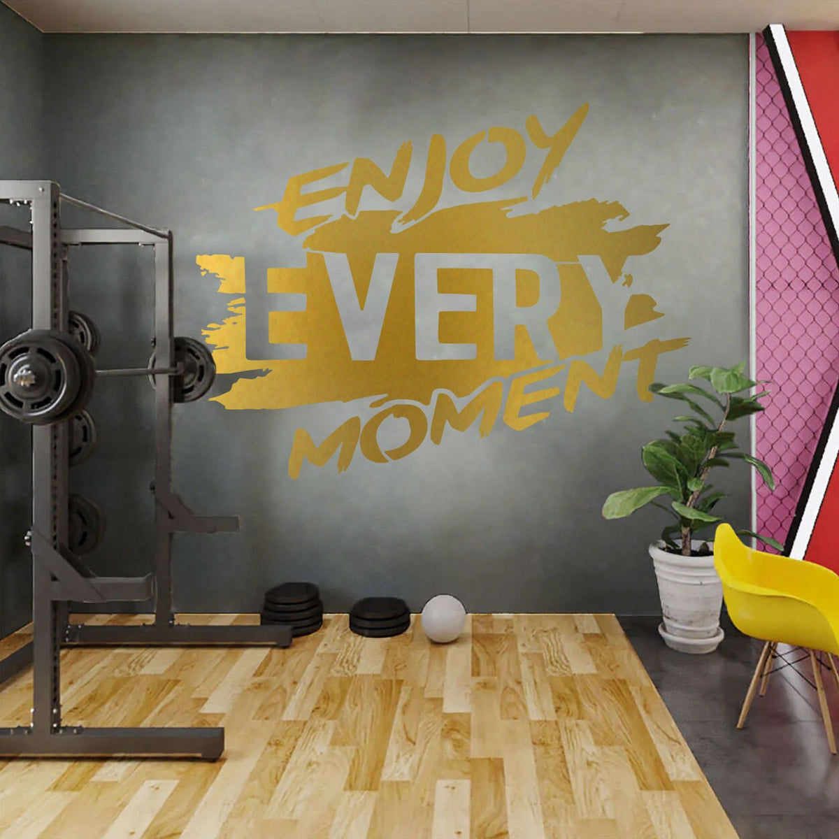 Enjoy Every Moment Workout Room Vinyls
