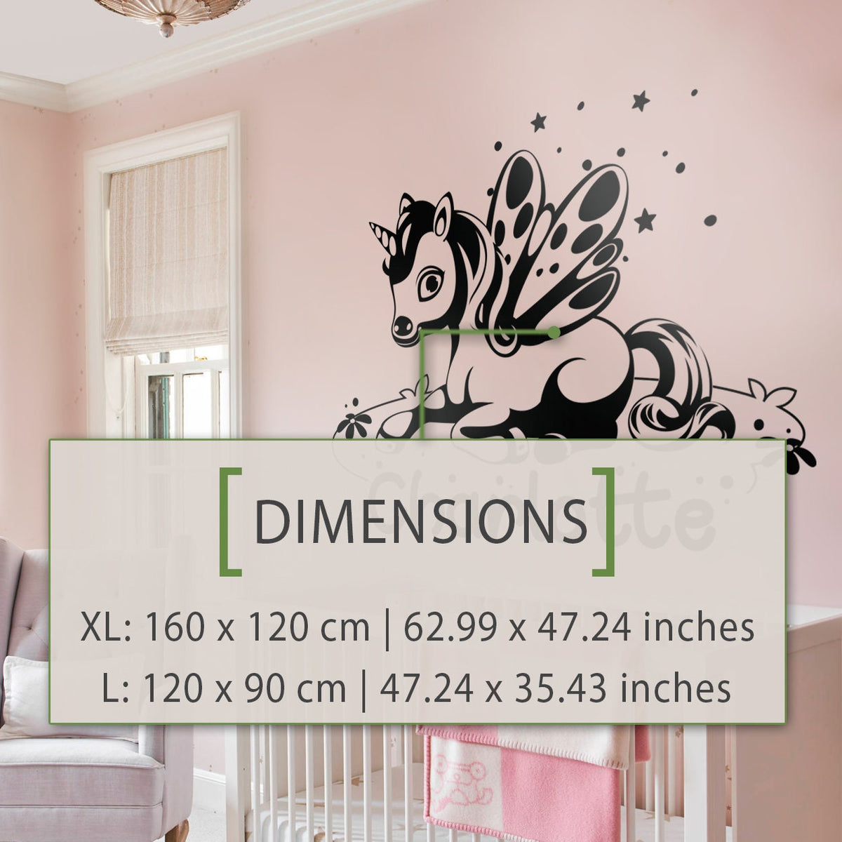 Personalized Unicorn Wall Decal: Magical Nursery Decor