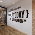 Inspirational Office Wall Decal: Minimalist Vinyl Art Decor