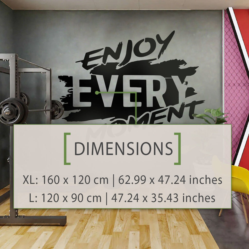 Enjoy Every Moment Workout Room Vinyls